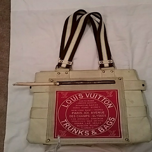 Louis Vuitton, Bags, Rarelouis Vuitton Trunks Totes Handbag